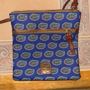 Dooney & Bourke Blue Gators Patterned Crossbody